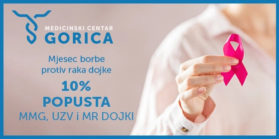 Mjesec borbe protiv raka dojke donosi vam popuste i 10 besplatnih mamografskih pregleda!