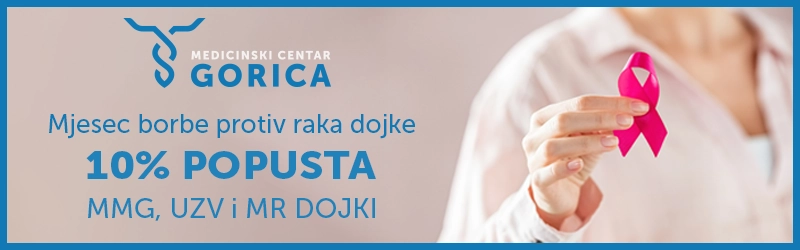Mjesec borbe protiv raka dojke donosi vam popuste i 10 besplatnih mamografskih pregleda!